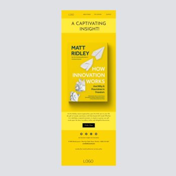 Book Launch Email Template